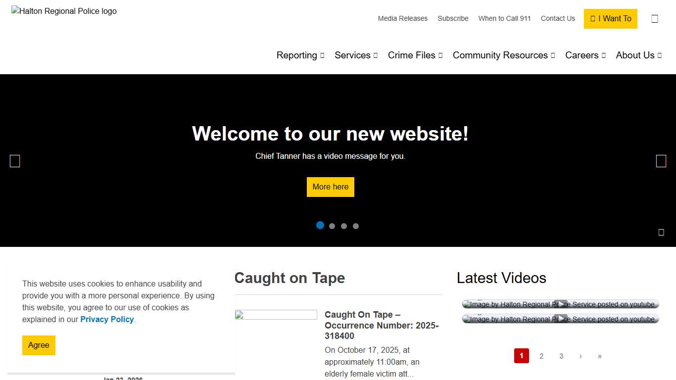 Home Halton Regional Police Service